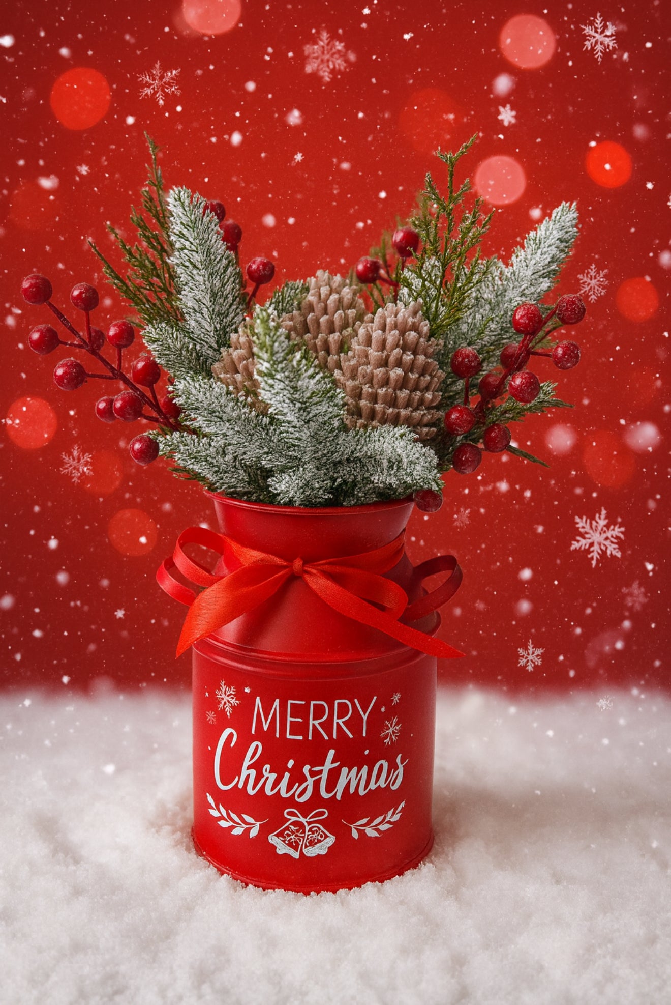 Holiday Candle Pine Bouquet (Pre-order)