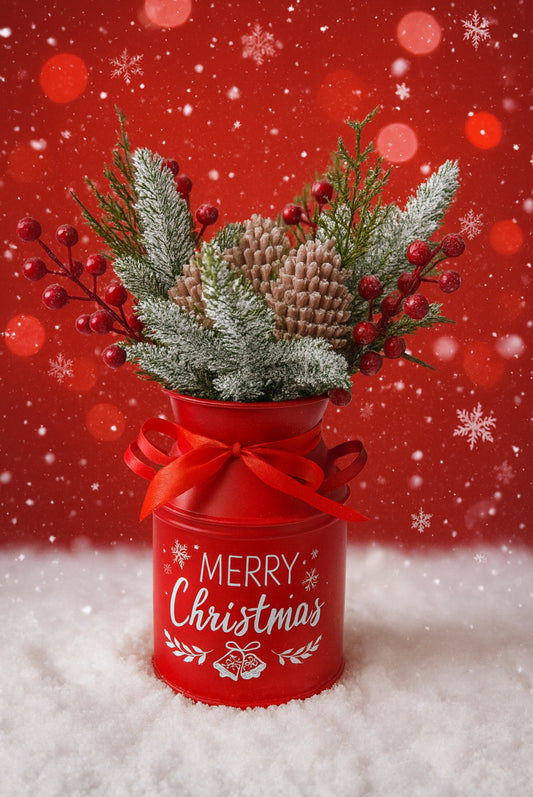 Holiday Candle Pine Bouquet (Pre-order)