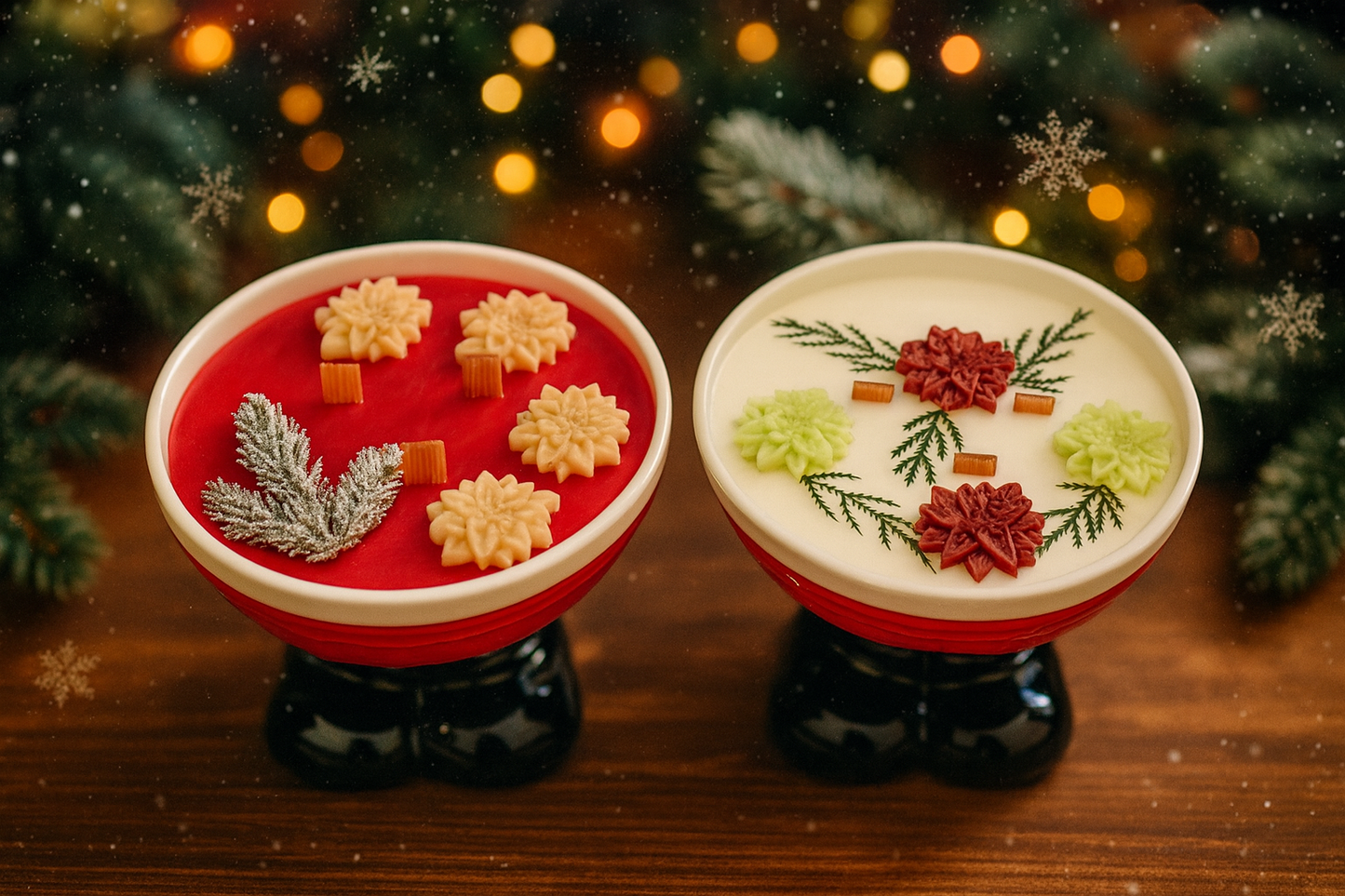 🎅✨ Santa’s Bowl Candle – Limited Christmas Edition