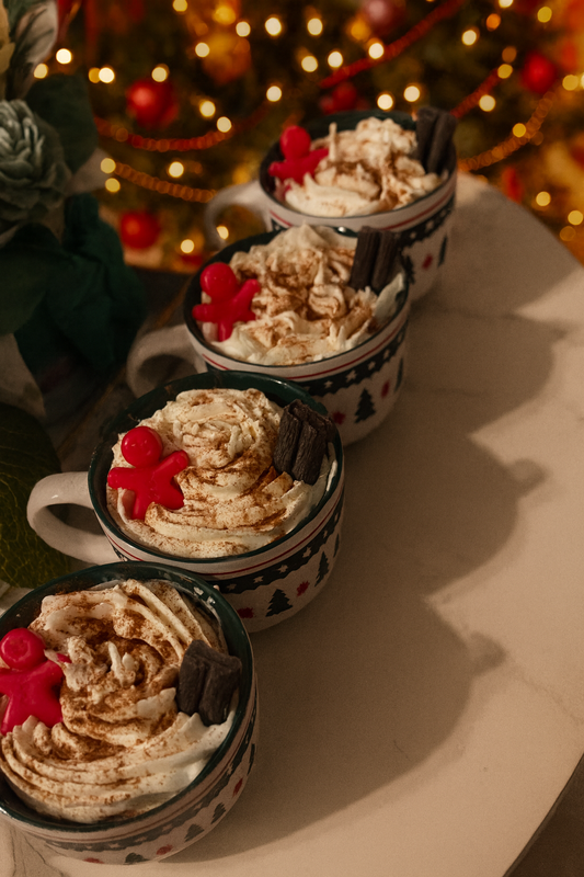 Hot Cocoa Christmas Candle